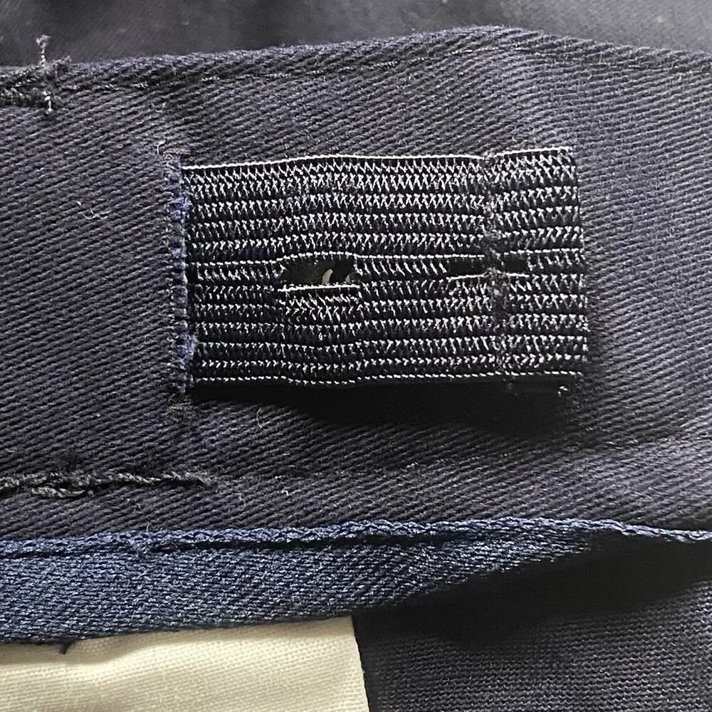 French Toast Boys 18 Husky Navy Adj Waist Straight Fit Stretch Twill Chino Pant